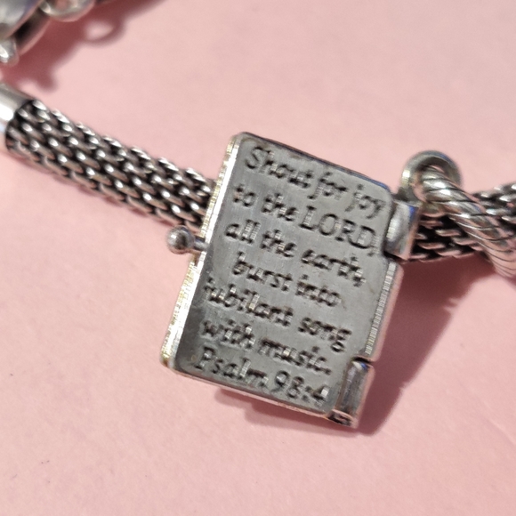 Brighton Heart Slide Bracelet & Bible Charm - Picture 8 of 14